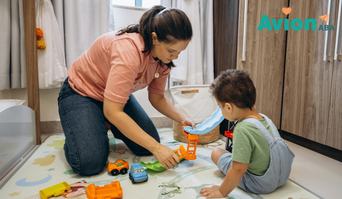 Child with autism receiving ABA therapy in Independence