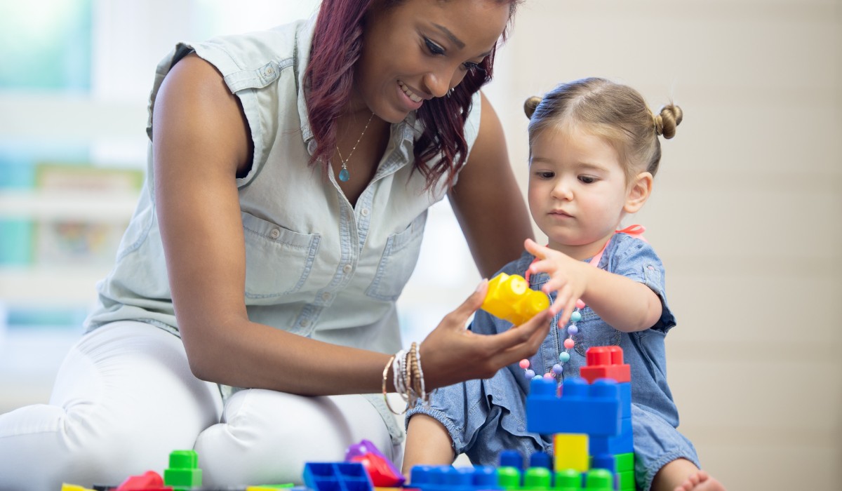 Professional ABA therapist working with child in Independence - ABA therapy