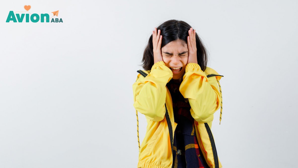 Professional ABA therapist working with child - in-home therapy