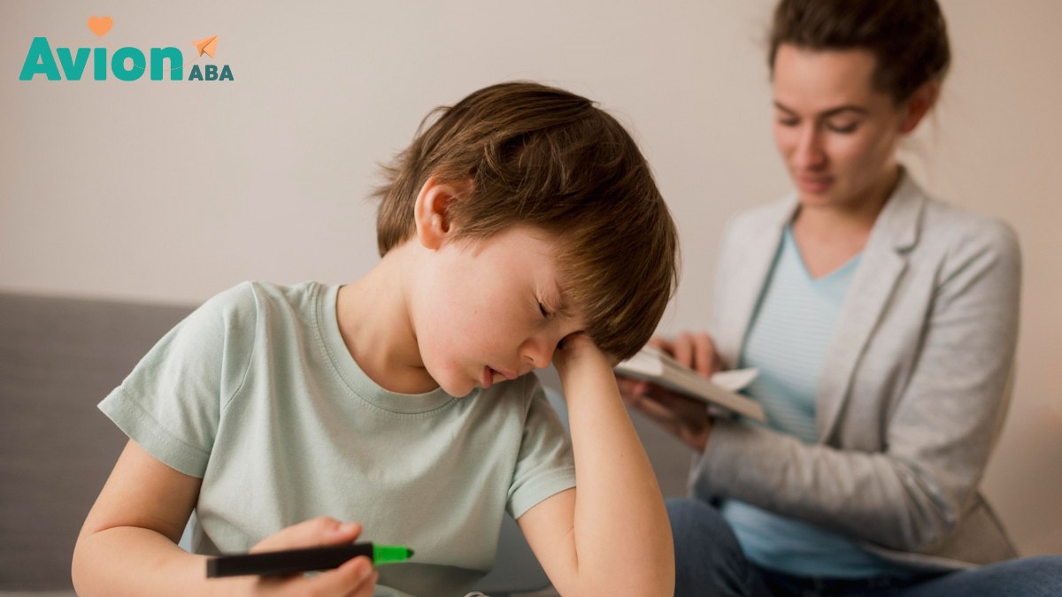 Professional ABA therapist working with child in Provo - in-home therapy