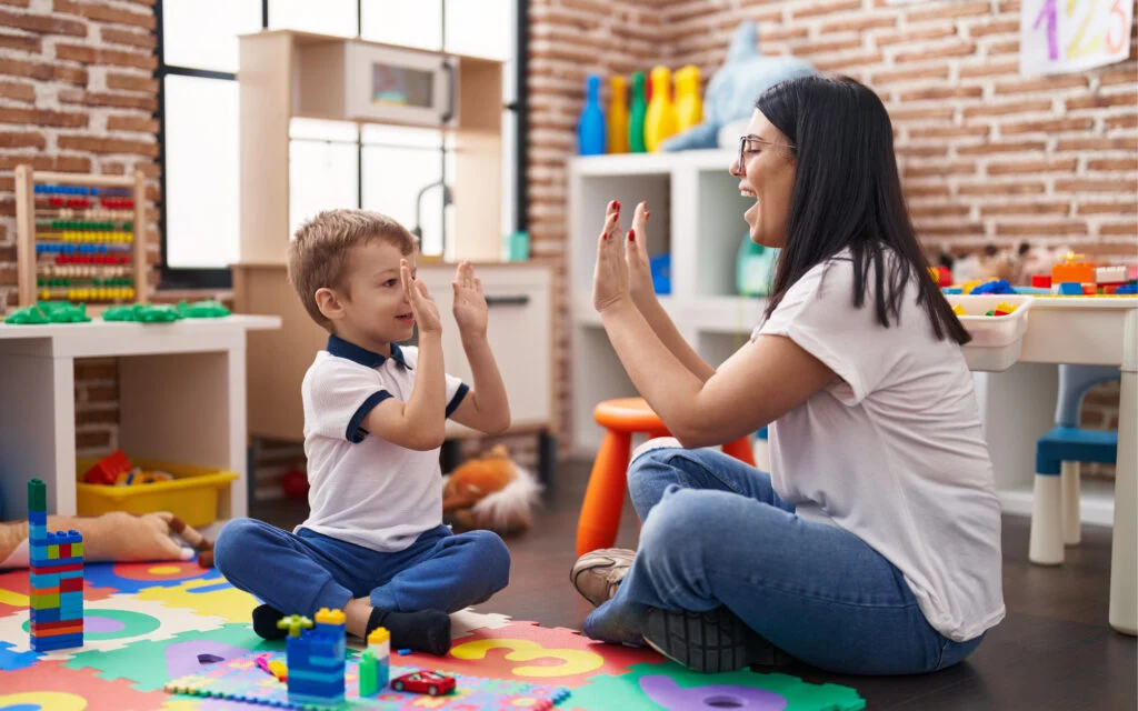 Professional ABA therapist working with child in Independence - ABA therapy