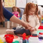 Professional ABA therapist working with child in Kansas City - ABA therapy